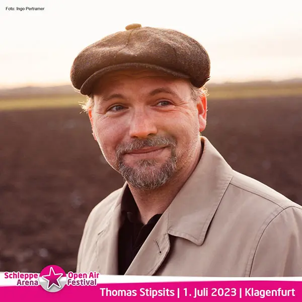 Kabarett mit Thomas Stipsitz Stinatzer Delikatessen Live beim Schleppe Arena Open Air Festival am 1. Juli 2023